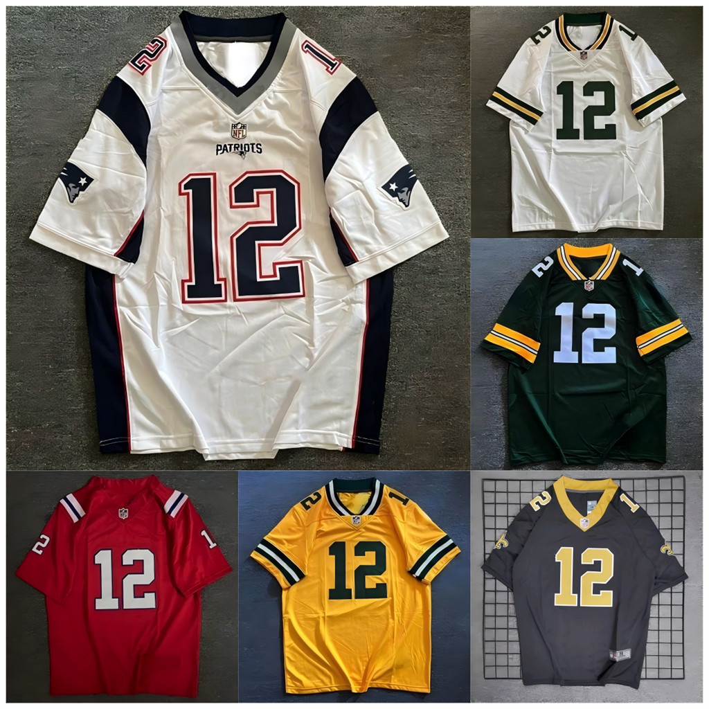 Camisa De rugby Da NFL Tamanho Americano Rua plus size hip-hop Meia Manga Menino rap Masculina E Feminina Comprimento Mé