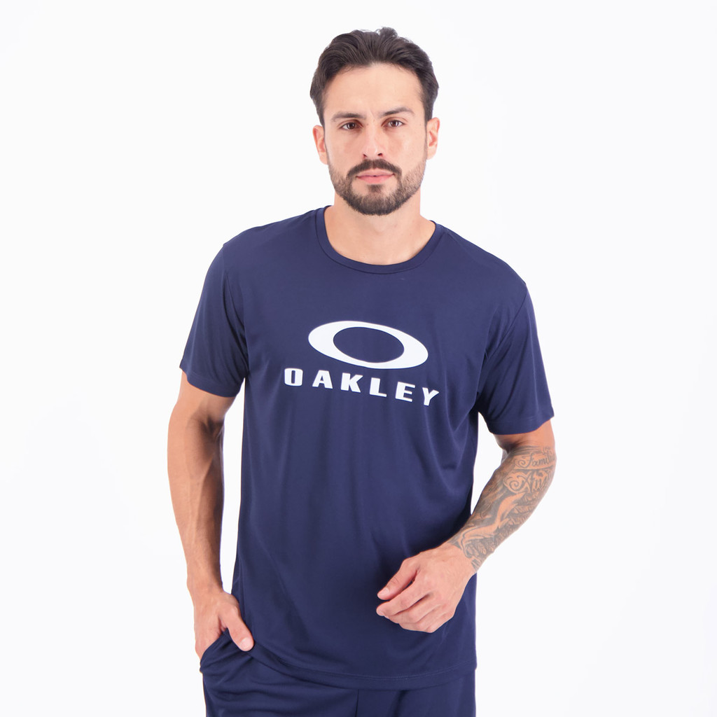 Camiseta Oakley Logo SS III Marinho