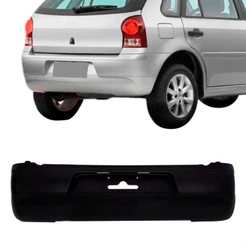 Parachoque Traseiro Gol G4 2005 2006 2007 2008 2009 2010 2011 2012 2013 Preto Liso