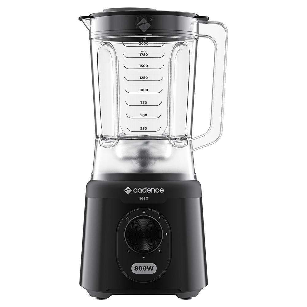 Liquidificador Cadence Hit LIQ200 Preto 800W Potente E Prático para Cozinha 220V em Oferta na Shopee