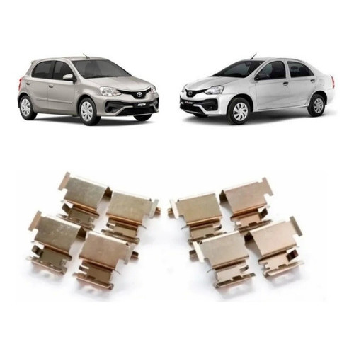 Kit Alinhador Pinça De Freio Toyota Corola Etios 2 Rodas