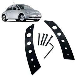 Par Puxador Braço Porta Em Aço Para New Beetle 1998/10 Preto