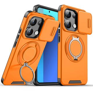 Capa Armadura Para Redmi Note 14 13 5G 4G , Lente De Câmera Deslizante , Anel Magnético , Protetora Pro Plus em Oferta na Shopee