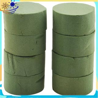 Kit De Arranjo De Flores DIY , 8 Pacotes , Espuma Floral Molhada Redonda Verde , De Corredor De Casamento , Decoração De em Oferta na Shopee