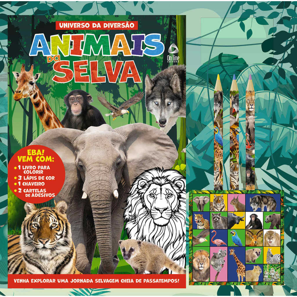 Animais da Selva Universo da Diversão 01 em Oferta na Shopee