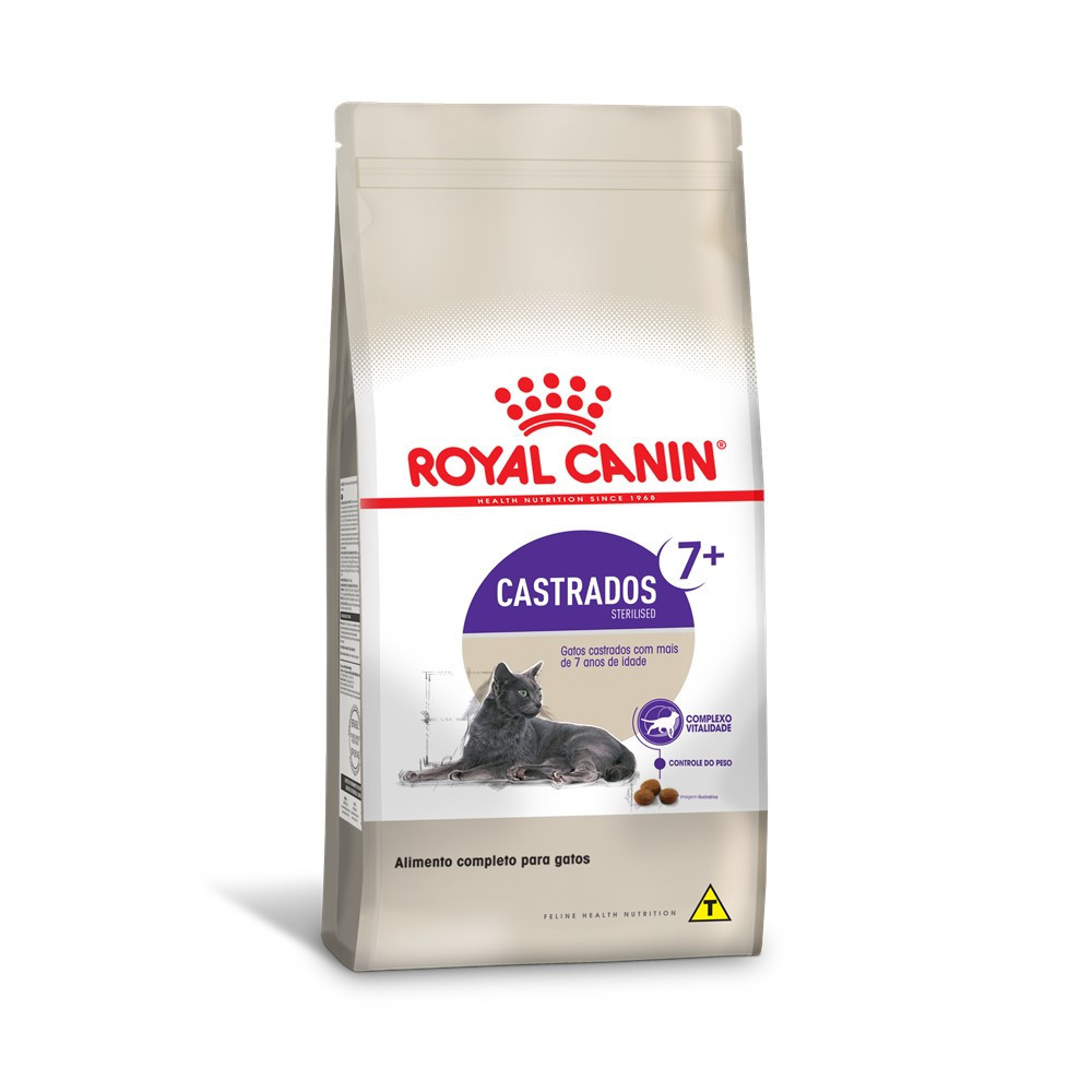 Ração Seca para Gatos Adultos Castrados Acima de 7 Anos Royal Canin 1,5 Kg