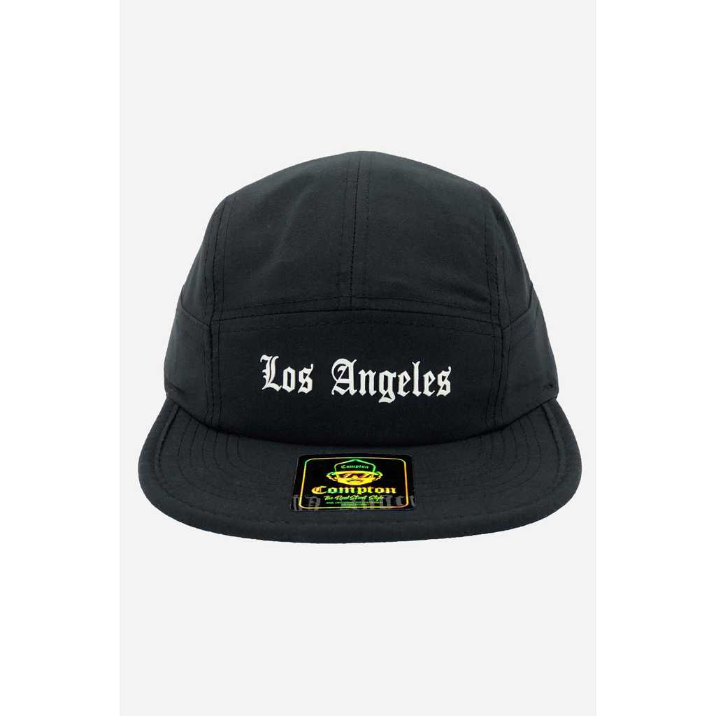 Boné Compton Five Panel Strapback Los Angeles Preto