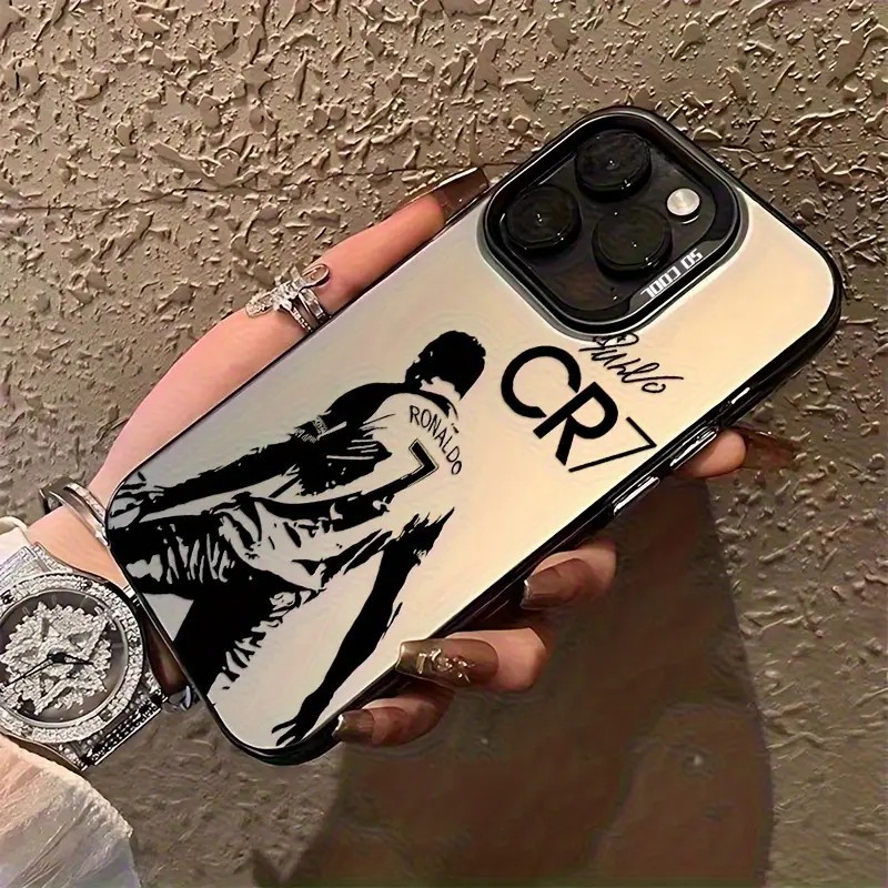 Anti-impacto silicone Capinha capa Fosco Cristiano Ronaldo para Samsung A14 A15 A16 A17 A72 A32 A54 S23 S24 S25 FE ULTRA em Oferta na Shopee
