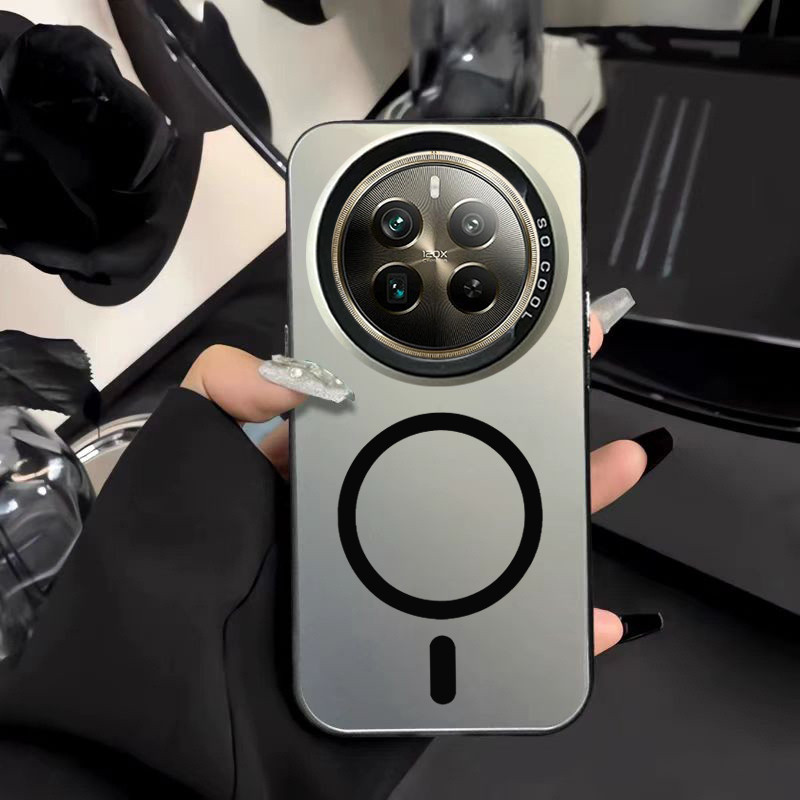 OPPO Realme 12 5G 12X 12 Plus 12 Pro 13 5G 13 5G Cobre Caixa De Telefone Rígido Com Adesivo Magnético De Carregador Sem em Oferta na Shopee