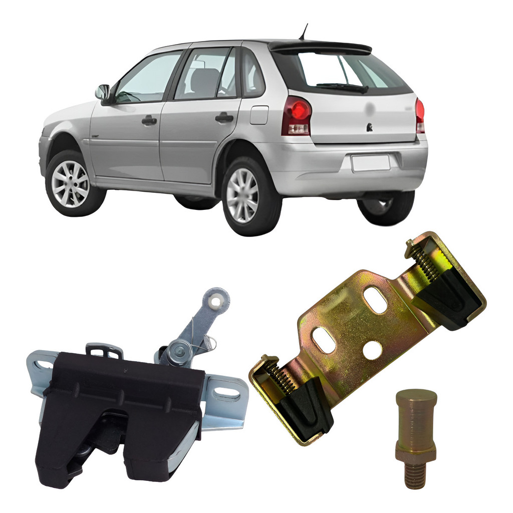 Kit Fechadura Interna Porta Malas E Batente E Pino Gol G3 G4