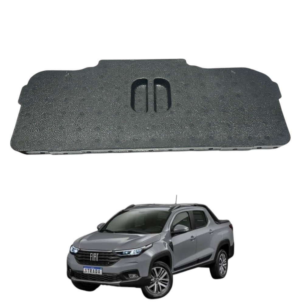 Tampa Isopor Box Macaco Fiat Strada Volcano Freedom Original Preto