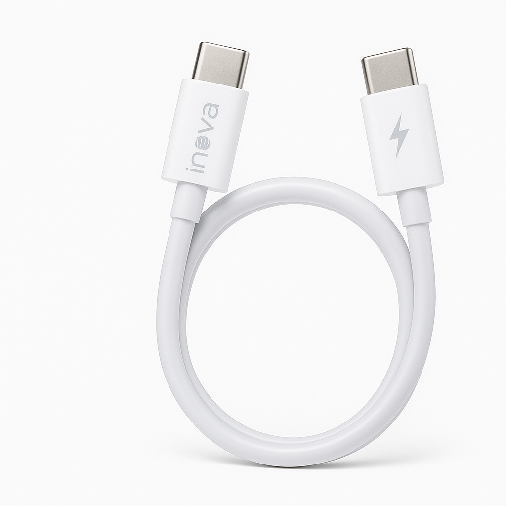 Cabo USB-C/USB-C 1M 3.4A Carga Rápida Reforçado TipoC CaboTurbo Envio Imediato !