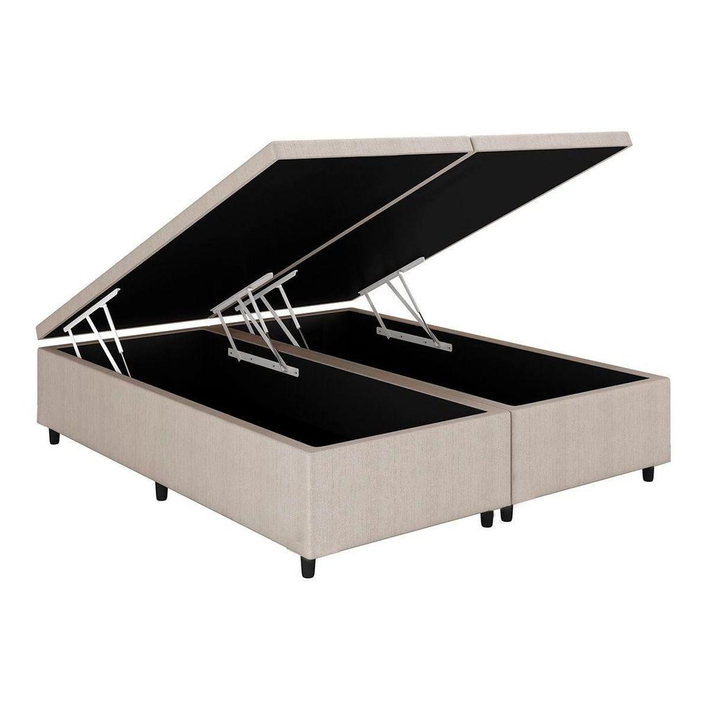 Cama Box Baú King Universal Courano Clean (193x203x35) - Costa Rica