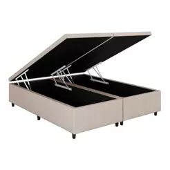 Cama Box Baú King Universal Courano Clean (193x203x35) - Costa Rica