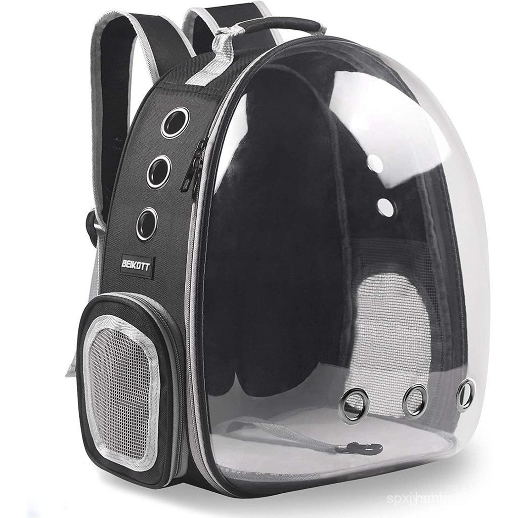 A mochila para animais de estimação BEIKOTT é adequada para gatos, cães, gatinhos, filhotes e coelhos, e é um modelo de 