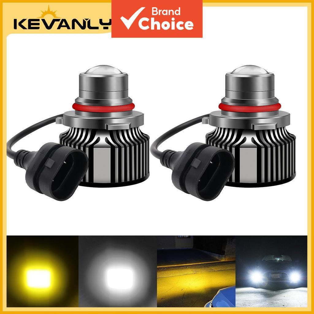 H11 LED Lâmpadas De Nevoeiro Com Lente H8 H9 Farol Foco Lâmpada Núcleo Ventilador De Resfriamento 12000LM