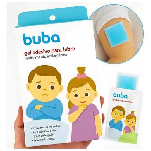 Adesivo Gel Refrescante Febre De Bebê Pós Vacina 4