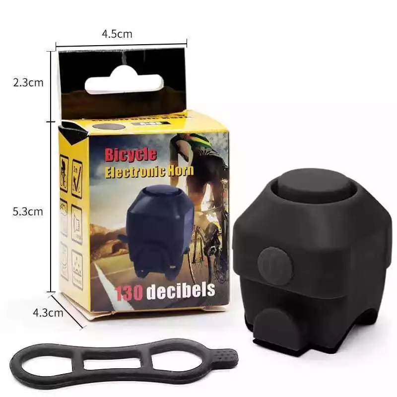 Buzina Recarregavel ou Bateria 130 dB a Prova D'água Para Bicicleta Bike mt268 — imagem 1