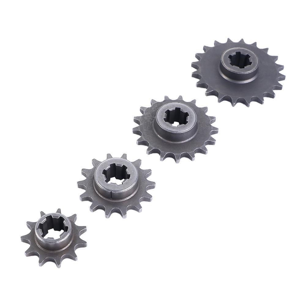  Roda Dentada De Corrente Dianteira , Metal 8mm T8F , Caixa De Engrenagens ATV Quad Para 47cc 49cc