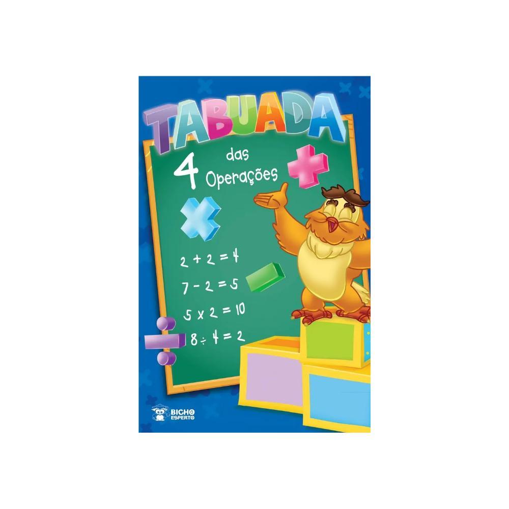 Tabuada Econômica das Quatro Operações (pct com 08 livros)