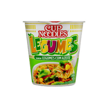 Nissin Macarrão instantâneo legumes com azeite Cup Noodles 67g