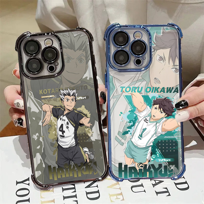 Capa de Vôlei Anime Haikyuu para Samsung Galaxy A57 A55 A54 A16 A07 A06 A15 A14 A53 A12 A13 A73 A36 A23 A32 A26 A73 A34 
