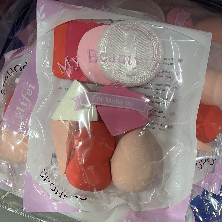 Kit  Esponjas De Maquiagem  Cor Aleatorio