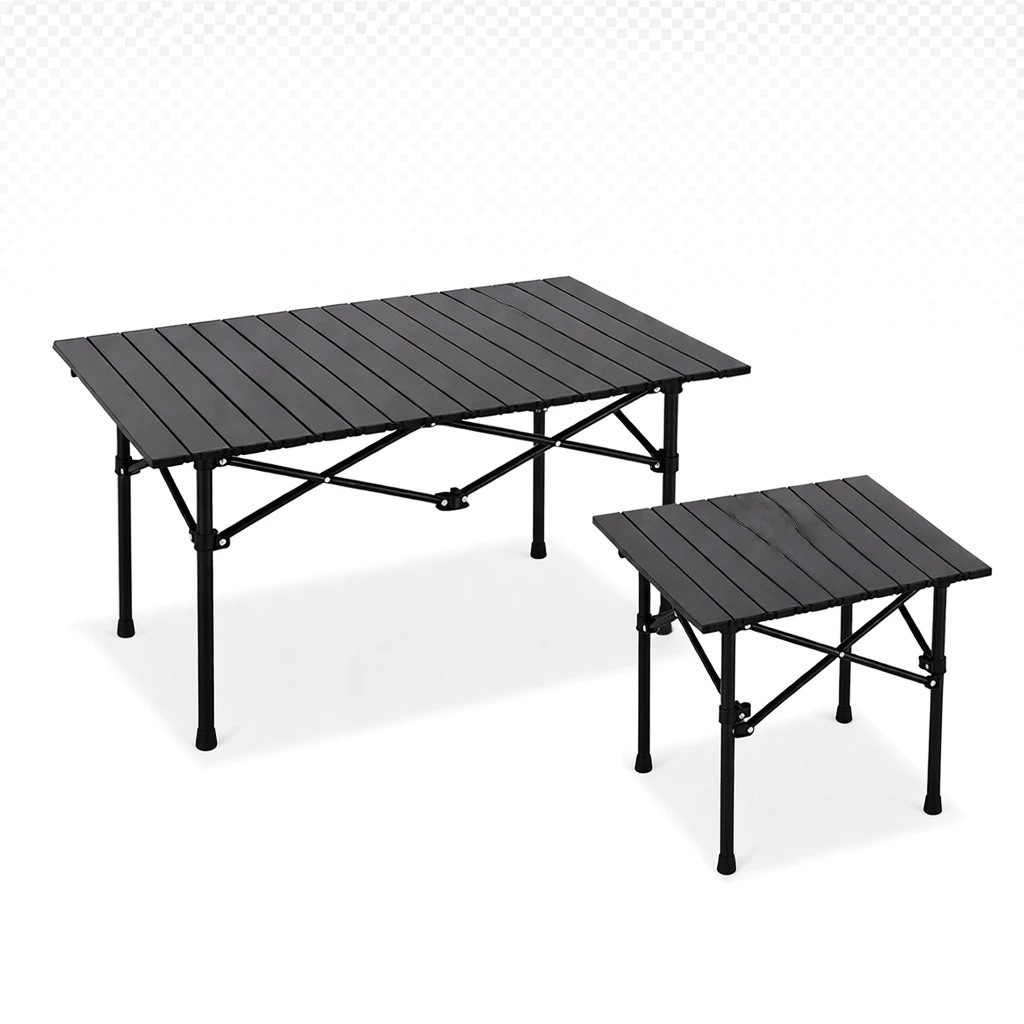 Mesa Dobrável Tamanho Grande em Liga de Alumínio, Portátil para Atividades ao Ar Livre, Churrasco, Praia e Acampamento