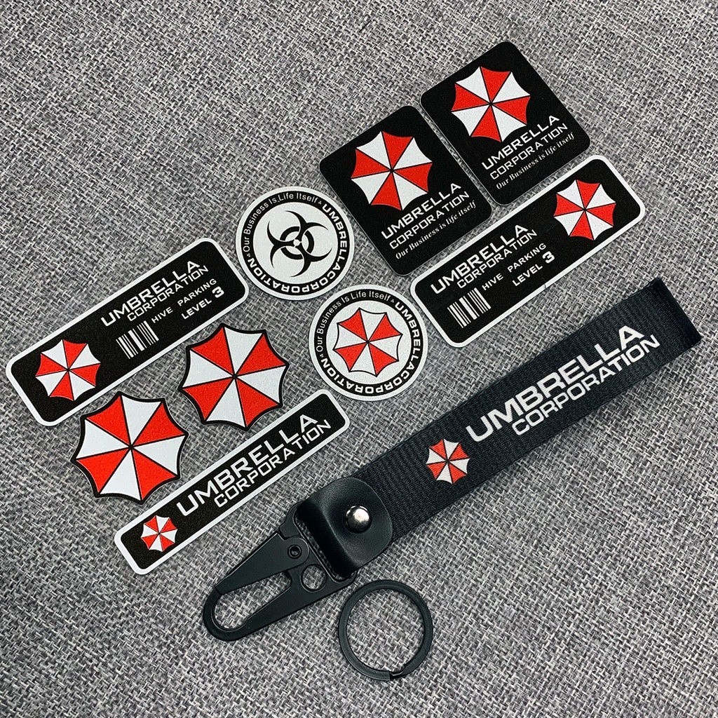 Adesivo Umbrella Corporation Reflexivo Resident Evil Decalques Decoração Acessórios Para Automóveis Motocicleta Carro La