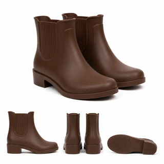 Bota Unissex PVC para Chuva Jardim Trabalho e Uso Urbano