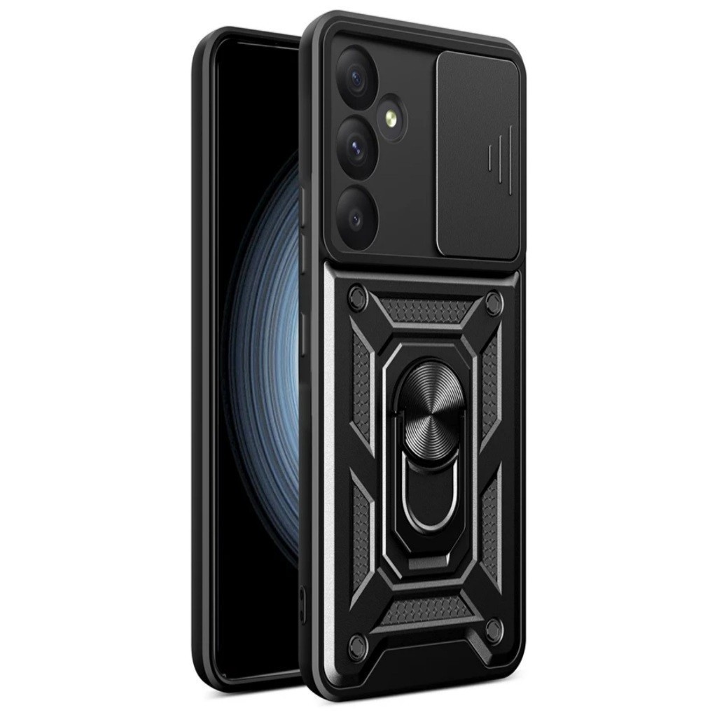 Capa Armor à prova de choque Com Suporte e Proteção para Camera Samsung Galaxy A