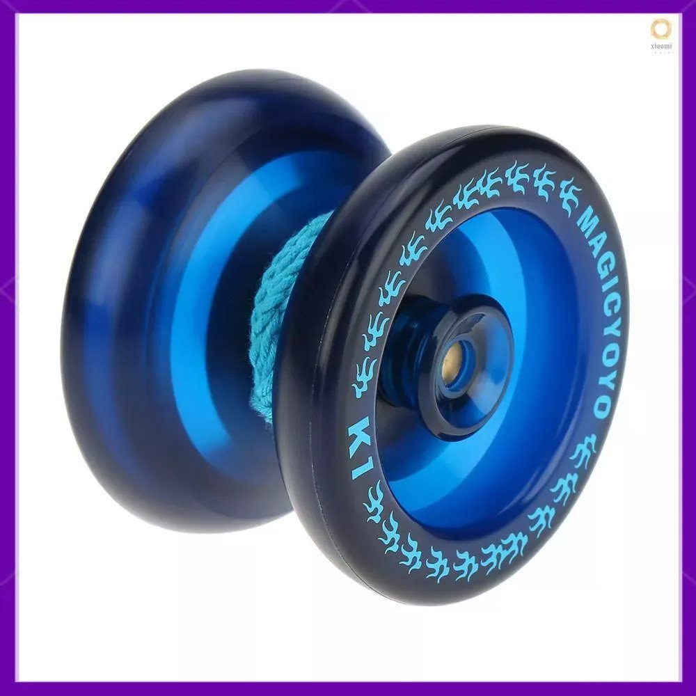 Yo-Yo Mágico Profissional QUP K1, Yo-Yo Rotativo em ABS com 8 Esferas e Rolamento KK, com Corda Rotativa, Adequado para 