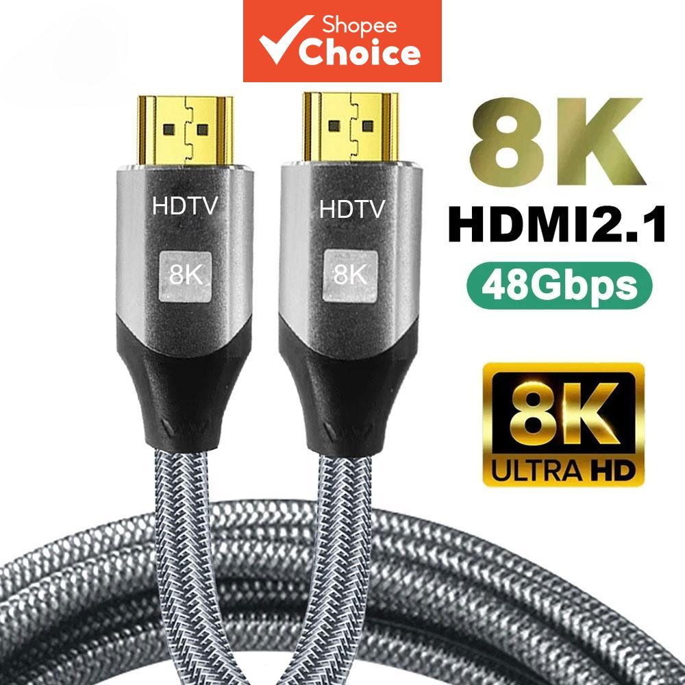 UHD 8K HDMI 2.1 Cabo 48Gbps De Alta Velocidade 4K 120/60Hz HDR Para Monitor De L