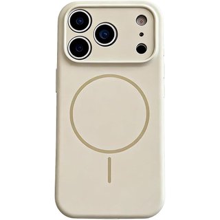 Capa de Silicone Luxuosa em Cores Sólidas para Proteção de Lentes, Compatível com Carregamento Sem Fio Magsafe para iPho