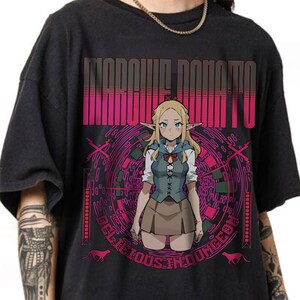 Camiseta Masculina Estampa Anime Personagem Feminino Moderno Confortável Estiloso Tema Fantasia Casual