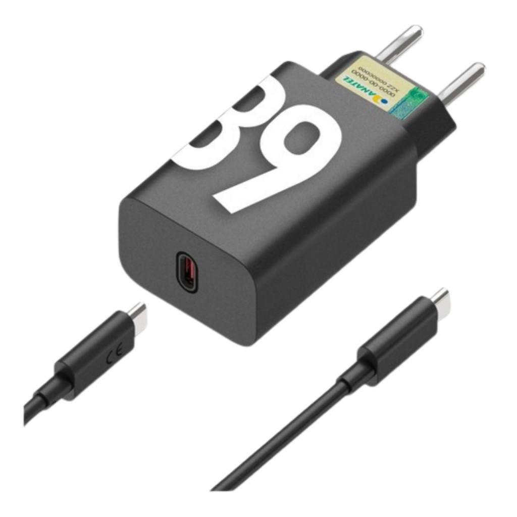 Carregador Turbo Tipo-C 68W – Super Rápido e Eficiente