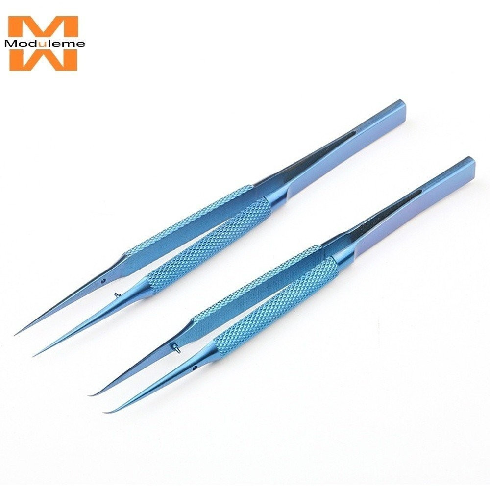 1 peça de pinça de precisão em titânio/aço inoxidável, adequada para micro-reparos em placas-mãe de telefones móveis WNE