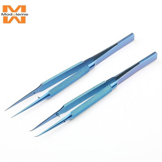 1 peça de pinça de precisão em titânio/aço inoxidável, adequada para micro-reparos em placas-mãe de telefones móveis WNE