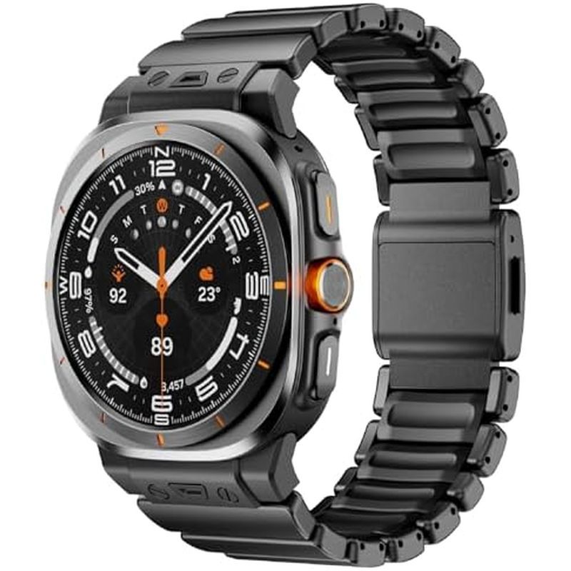 VeveXiao Ruged Full Titanium Com Pulseira De Silicone Compatível Samsung Galaxy
