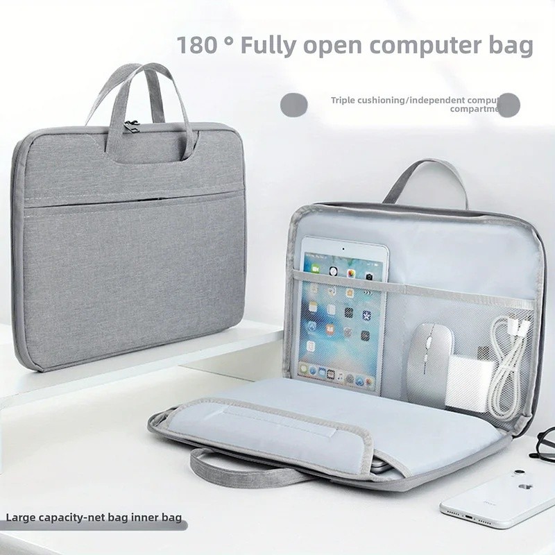 Zzzbolsa Para Laptop Com Alça MacBook Air Pro 13 14 14.2 15 15.6 Polegadas Xiaom