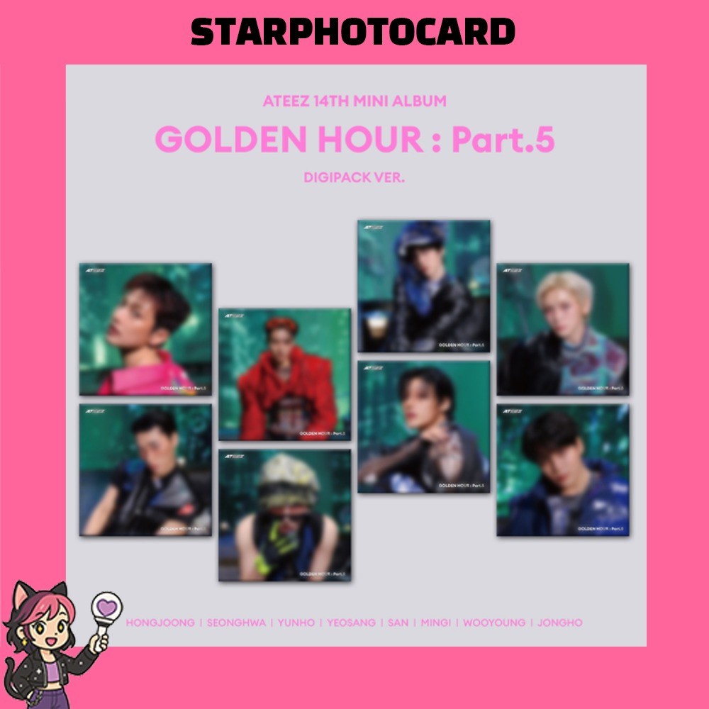[READY STOCK] ATEEZ GOLDEN HOUR : Part.5 (DIGIPACK VER.)