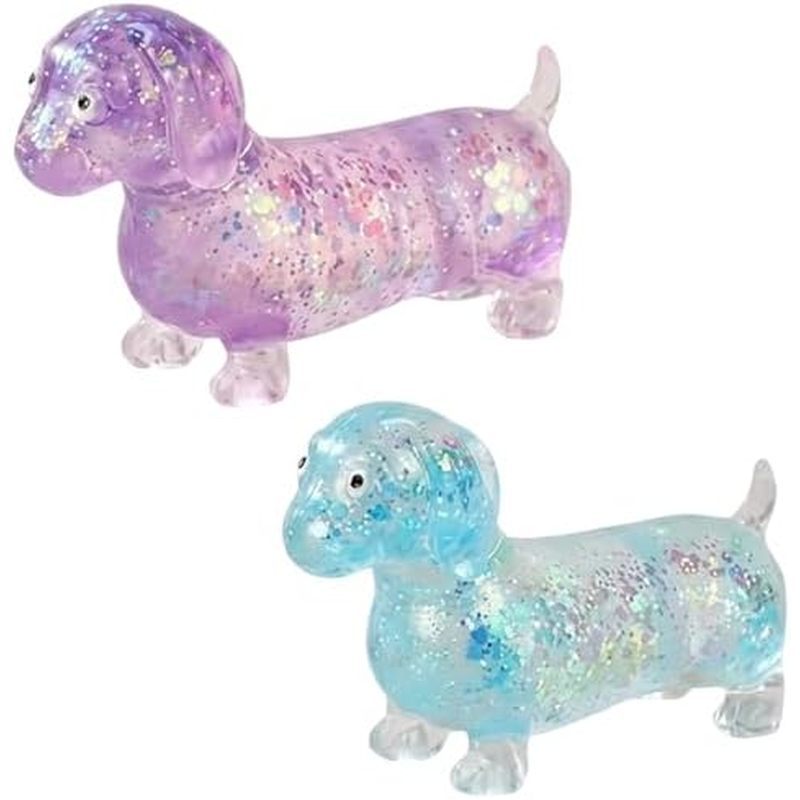 Conjunto de 2 peças de terno macio Dachshund, cachorro macio, corpo estendido, textura de recuperação lenta, adequado pa