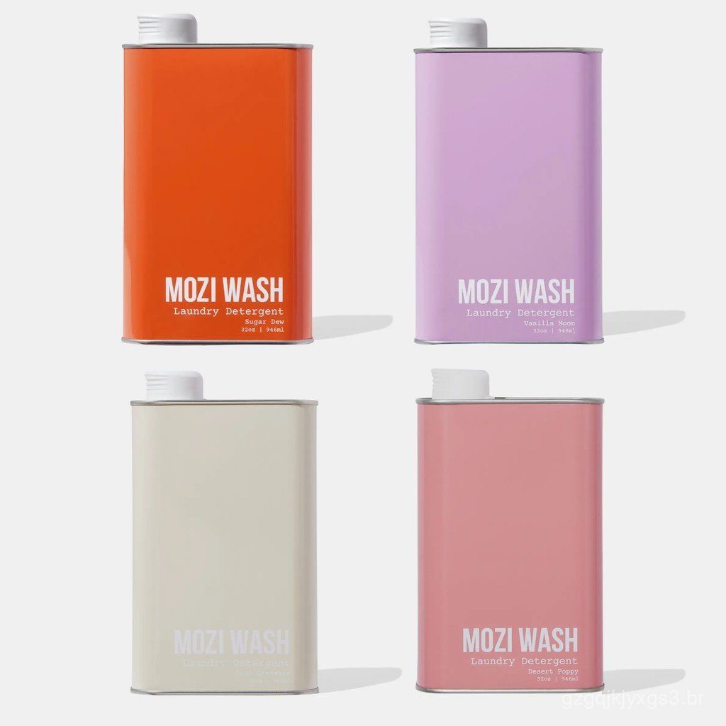 4MoziWash detergente líquido perfumado para lavanderia de 32 onças (pode ser usado para mais de 200 lavagens)