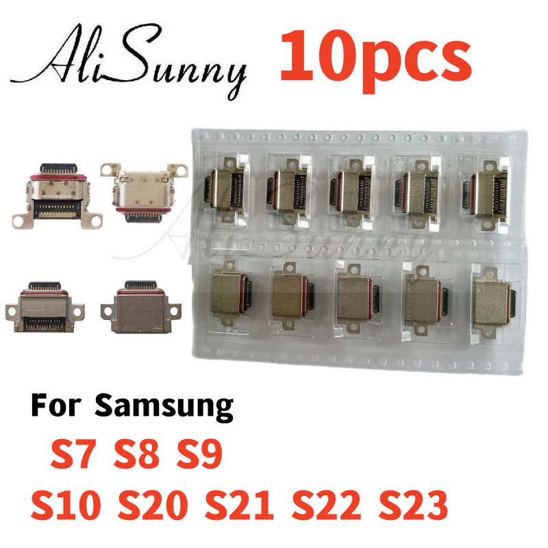 JDT 10 Peças Conector De Porta USB Para SamSung Galaxy S10 S22 S21 Plus S10E S20 Note 10 Ultra S8 S9 S7 De Plugue De Car