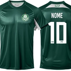 Camisa Palmeiras Player II 2025 Adulto Masculina Personalizada Nome + Numero Torcedor Original Dry-fit