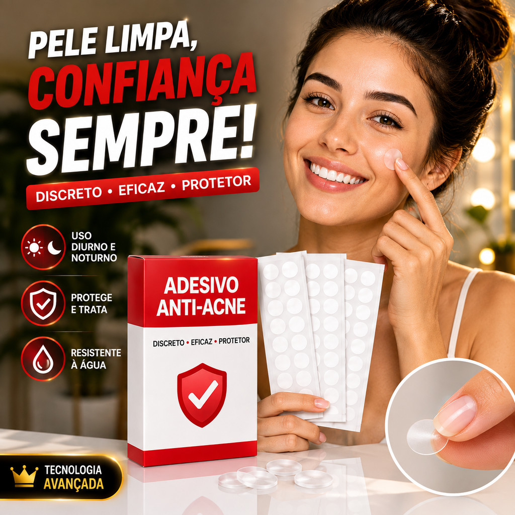 360x Adesivos Secativo Transparente Acne Seca Espinha Inflamada Invisível Anti‑acne Dia/Noite Todas Peles Qualidade