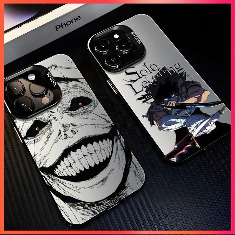 Capa de Telefone Anime Solo Leveling para Samsung Galaxy A27 A57 A37 A17 A07 A56 A55 A16 A06 A54 A36 A53 A15 A14, Capa R