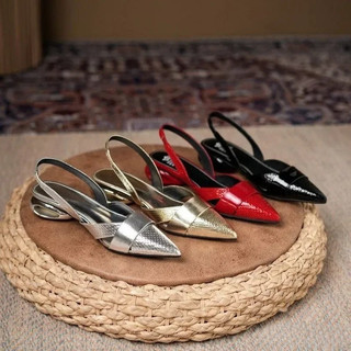 Sapatos Femininos 2025: Scarpins Casuais de Salto Baixo e Bico Fino para Escritório e Uso Diário - Nova Coleção de Outon