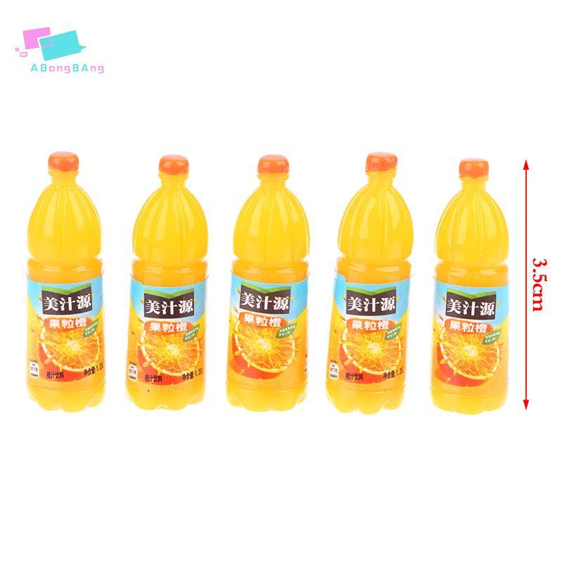Abongbanghn 5 Peças 1 : 12 Casa De Bonecas Em Miniatura Modelo De Bebidas De Frutas Cozinha Acessórios De Comida Brinque