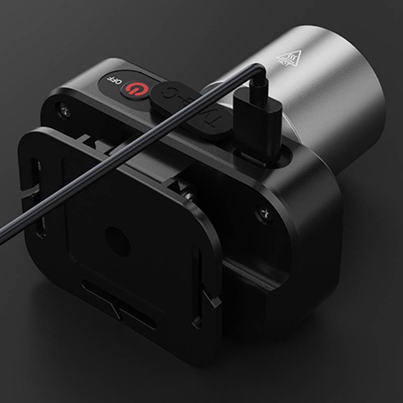 Farol De Luz Forte LED Com Carregamento USB Noturna Para Acampamento Ao Ar Livre De Pesca De Aventura